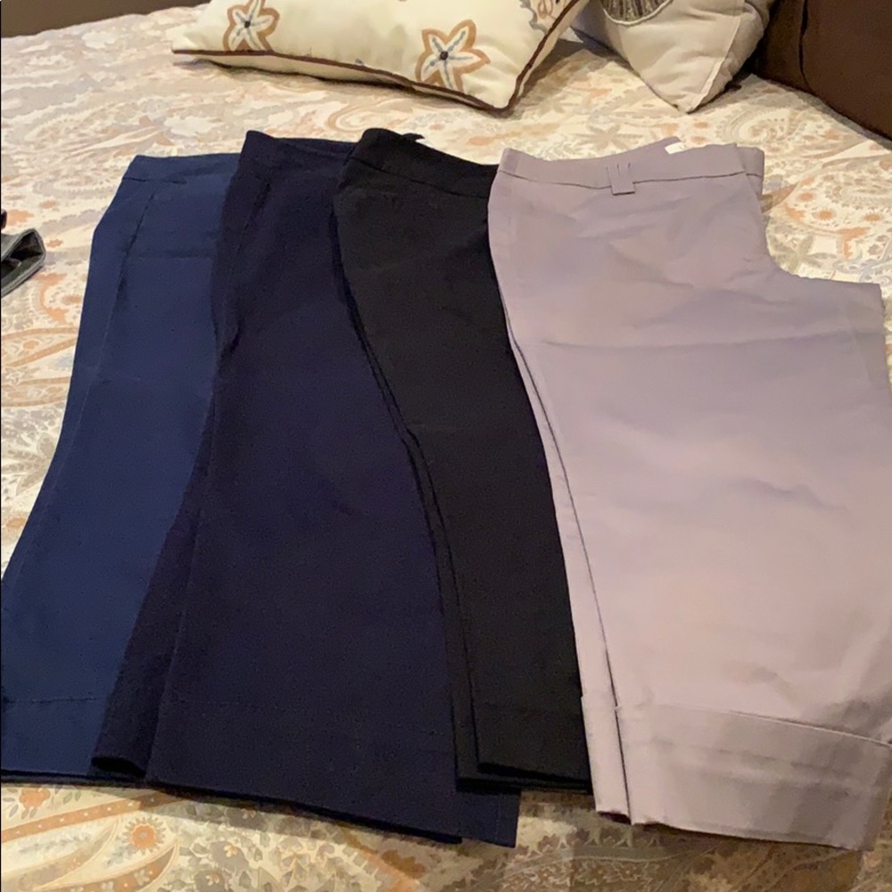 4 pairs of capris